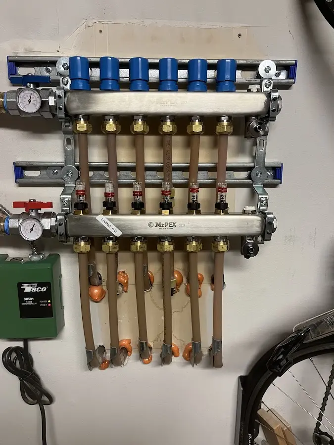 Plumber performing Leak Detection at a residential property in Kuna